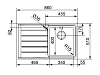 Кухонная мойка Franke Neptune 101.0068.360 серый