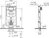 Комплект VitrA Normus 9773B003-7202 кнопка хром