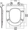 Крышка-сиденье BelBagno Ancona BB2004SC-WTP с микролифтом