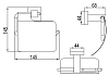 Держатель туалетной бумаги Timo Selene 10042/00 хром