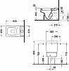 Напольный унитаз Duravit Vero 2116090000 с бачком 0909000005 подключение справа или слева