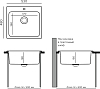 Мойка кухонная Domaci Савона QB 530 уголь