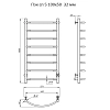 Полотенцесушитель электрический Тругор Пэк серия 5 Пэксп5/1005032 хром