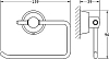Держатель туалетной бумаги FBS Vizovice VIZ 056