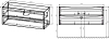 Тумба под раковину Vincea Mia VMC-2MC120RW
