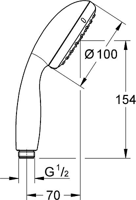 Ручной душ Grohe New Tempesta 2759700E