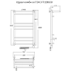 Полотенцесушитель электрический Тругор Идеал Комби серия 3 Идеал/комби3/элТЭН10050П хром