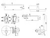 Душевая система Paffoni KIT LIG KITLIG019NO141 черный