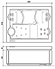 Акриловая ванна Jacuzzi Unique 9444-42456/9440-5256 белый