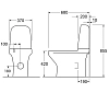 Напольный унитаз Gustavsberg Estetic 8300 GB1183002R1221 крышка стандарт, безободковый, с системой защиты от конденсата сливного бачка