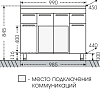 Мебель для ванной СанТа Родос 100