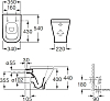Комплект Roca The Gap 893109000 приставной унитаз с крышкой-сиденьем микролифт, бачок скрытого монтажа и кнопкой смыва