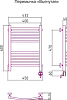 Полотенцесушитель электрический Сунержа Богема 00-0503-6040 60x40 R
