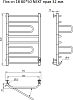 Полотенцесушитель электрический Тругор Пэк сп 18 80*50 NEXT прав 32 мм