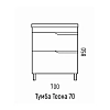 Тумба под раковину Corozo Теона SD-00001721 белый