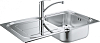 Комплект Grohe Eurosmart 31565SD0 Кухонная мойка K300 31563SD0 + Смеситель Eurosmart 33281002 для кухонной мойки