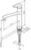 Смеситель Am.Pm Joy F8500032 для кухонной мойки