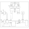 Смеситель для ванны Jaquar Kubix Prime KUP-CHR-35125PM