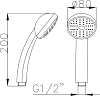 Душевая лейка Paulmark PM108