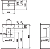 Рукомойник Laufen Pro S 8.1596.1.000.104.1