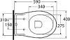 Напольный унитаз Migliore Impero ML.IMP-25.311.BI с высоким бачком ML.IMP-25.328.BI подвод сбоку бачка