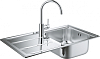 Комплект Grohe Concetto 31570SD0 Кухонная мойка K400 31566SD0 + Смеситель Concetto 32663001 для кухонной мойки