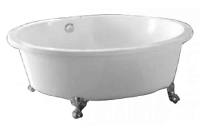 Акриловая ванна BelBagno 150х150 BB17-CRM белый