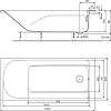 Акриловая ванна KOLO Comfort Plus XWP1480000