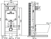 Система инсталляции для унитазов OLI 80 300573p