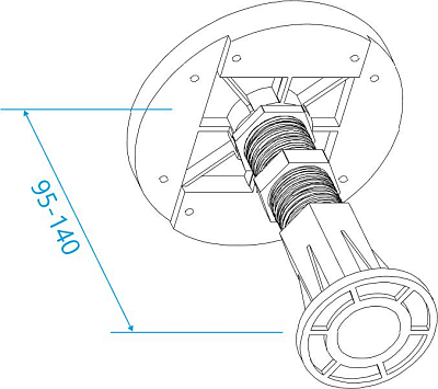 Ножки для поддона RGW N-01 (08) 03230108-31