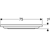 Поддон для душа 90х75 см Geberit Renova 652250000, белый
