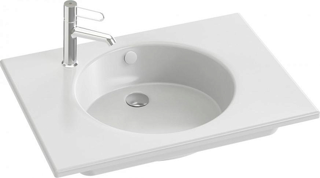 Раковина 71 см Jacob Delafon Odeon Rive Gauche EXAX112-00, белый