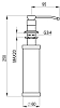 Дозатор для жидкого мыла Granula GR-01 D 01 D;Хром хром