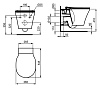 Инсталляция Ideal Standard Prosys Frame 120 M с унитазом Connect Air K819501PA Rimless K819501, сиденье микролифт, панель смыва, комплект