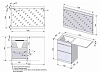 Тумба под раковину Style Line Даллас CC-00000424/CC-00000394 коричневый