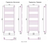 Полотенцесушитель водяной Сунержа Богема+ 00-0220-1040 хром