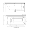Акриловая ванна Timo Ritta RITTA1570 белый