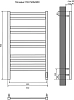 Полотенцесушитель электрический Aquatek Поларис AQ EL KO1090CH П10 500х900