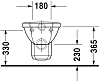 Подвесной унитаз Duravit 1930 Series 0182090000