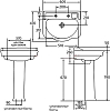 Раковина 60 см Ideal Standard Reflection E472101, белый