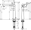 Смеситель для раковины Hansgrohe Talis S 72115000 с донным клапаном, хром