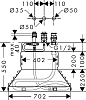 Скрытая часть Hansgrohe 13437180