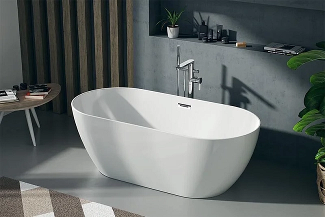 Акриловая ванна Cerutti Spa Diseo 160х75 CT9903 белый