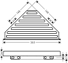 Полка Hansgrohe AddStoris 41741140, матовая бронза