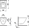 Подвесной унитаз Laufen Palace 8.2070.3.000.000.1 укороченный
