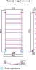 Полотенцесушитель водяной Сунержа Галант 100x40
