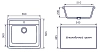 Кухонная мойка Mixline ML-GM15 ML-GM15 (341) белый