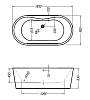 Акриловая ванна Kolpa-San Comodo Comodo_FS_green_basis зеленый, белый