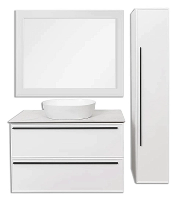Зеркало La Fenice Cubo FNC-02-CUB-B-80-60 белый