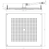 Душ верхний Bossini Dream H38459.073 черный